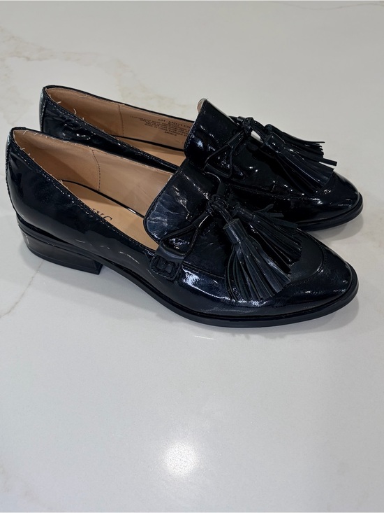 Isaac Mizrahi Shoes - Isaac Mizrahi Black Patent Tassel Loafers